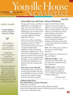 Summer Bliss Comes with Caveat-Beware of Dehydration