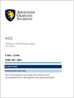 AGS VIRTUAL SYMPOSIUM 2021 PROGRAM - APRIL 24TH, 2021 - UCI AGS