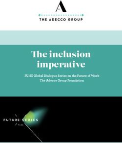 The inclusion imperative - FU.SE Global Dialogue Series on the Future of Work The Adecco Group Foundation