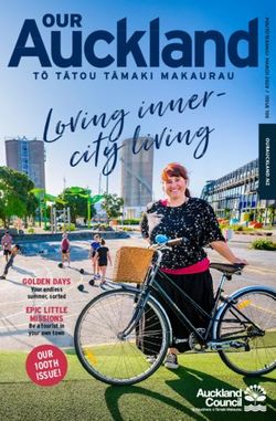 O U R GOLDEN DAYS EPIC LITTLE MISSIONS - Be a tourist in your own town Your endless - OurAuckland