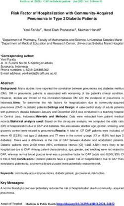 Risk Factor of Hospitalization with Community-Acquired Pneumonia in Type 2 Diabetic Patients