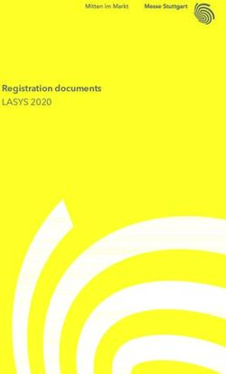 Registration documents - LASYS 2020 - Messe Stuttgart