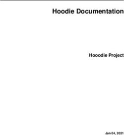 Hoodie Documentation Hooodie Project - Jan 04, 2021