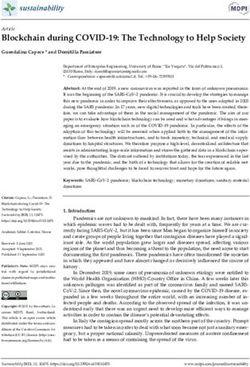 Blockchain during COVID-19: The Technology to Help Society