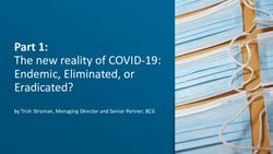 Part 1: The new reality of COVID-19: Endemic, Eliminated, or Eradicated? - by Trish Stroman, Managing Director and Senior Partner, BCG - World ...