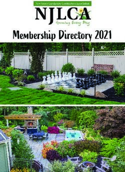 Membership Directory 2021 - NJLCA