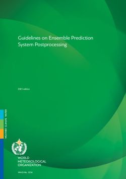 Guidelines on Ensemble Prediction System Postprocessing - 2021 edition - WMO-No. 1254