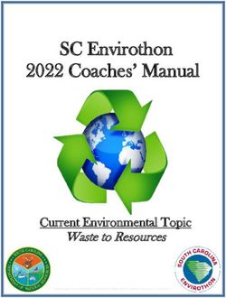 SC Envirothon 2022 Coaches' Manual - Current Environmental Topic Waste to Resources