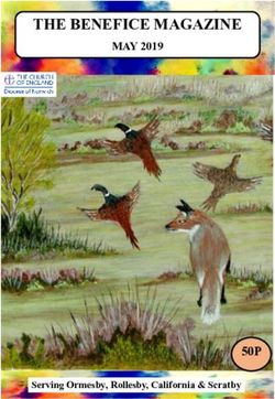 THE BENEFICE MAGAZINE - 50P - Ormesby Village Infant School