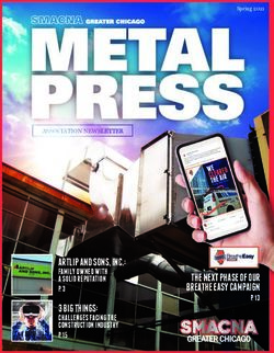 ARTLIP AND SONS, INC.: FAMILY OWNED WITH A SOLID REPUTATION P. 3 THE NEXT PHASE OF OUR BREATHE EASY CAMPAIGN - SMACNA Greater Chicago