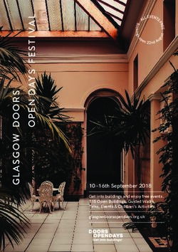 10-16th September 2018 - Get into buildings and enjoy free events. 115 Open Buildings. Guided Walks, Talks, Events & Children's Activities ...
