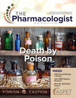 Death by Poison - Pharmacologist t h e - ASPET
