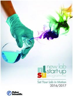 New lab start-up programme - Set Your Lab in Motion 2016/2017 - Fisher Scientific