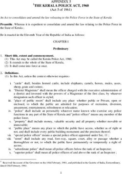 1THE KERALA POLICE ACT, 1960 - APPENDIX 5