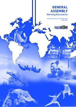 GENERAL ASSEMBLY Working Documents - GAISF