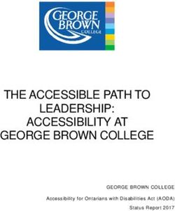 THE ACCESSIBLE PATH TO LEADERSHIP: ACCESSIBILITY AT - GEORGE BROWN COLLEGE GEORGE BROWN COLLEGE Accessibility for Ontarians with Disabilities Act ...
