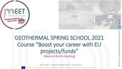 GEOTHERMAL SPRING SCHOOL 2021 - Course "Boost your career with EU projects/funds" Fabienne Brutin (Ayming)