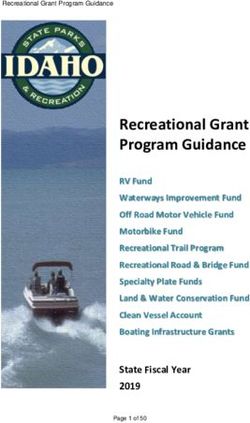 Recreational Grant Program Guidance - Idaho State Parks