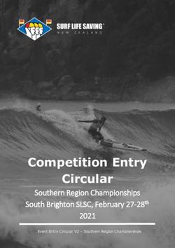 Competition Entry Circular - Southern Region Championships 2021 South Brighton SLSC, February 27-28th - Surf Lifesaving NZ