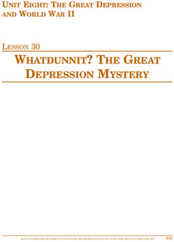 WHATDUNNIT? THE GREAT DEPRESSION MYSTERY - UNIT EIGHT: THE GREAT DEPRESSION AND WORLD WAR II