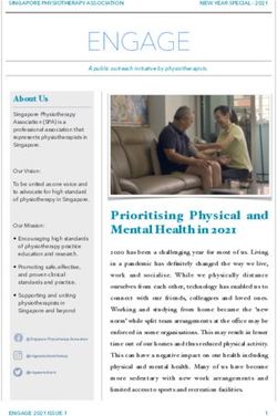 ENGAGE - Singapore Physiotherapy Association