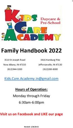 Family Handbook 2022 - Kids Care Academy