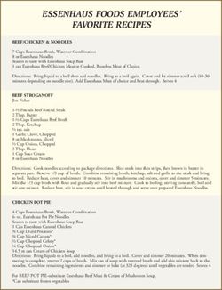 ESSENHAUS FOODS EMPLOYEES' FAVORITE RECIPES