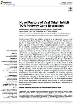 Novel Factors of Viral Origin Inhibit TOR Pathway Gene Expression - Semantic Scholar