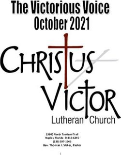 CHRISTUS VICTOR LUTHERAN CHURCH - Rev. Thomas J. Slater, Pastor