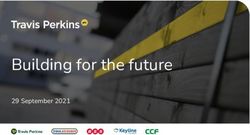 Building for the future - 29 September 2021 - Travis Perkins PLC