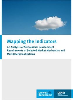 Mapping the Indicators - An Analysis of Sustainable Development Requirements of Selected Market Mechanims and Multilateral Institutions - DEHSt