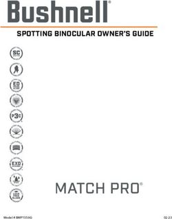 SPOTTING BINOCULAR OWNER'S GUIDE - Model # BMP1556G - Bushnell