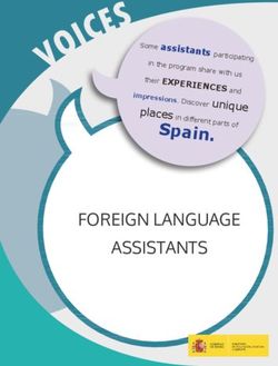 FOREIGN LANGUAGE ASSISTANTS - Spain. Some assistants participating in the program share with us