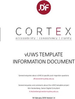 VUWS TEMPLATE INFORMATION DOCUMENT - Western Sydney ...