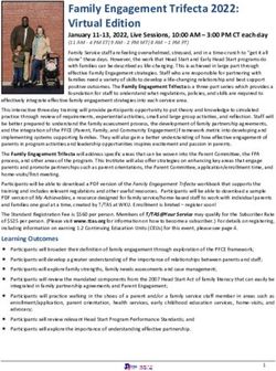 Family Engagement Trifecta 2022: Virtual Edition - Western ...