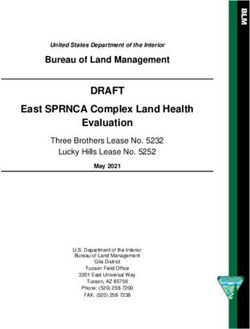 DRAFT East SPRNCA Complex Land Health Evaluation