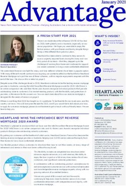 January 2021 - Heartland Finance