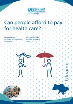Can people afford to pay for health care? - Alona Goroshko Natalia Shapoval Taavi Lai New evidence on financial protection in Ukraine - World ...