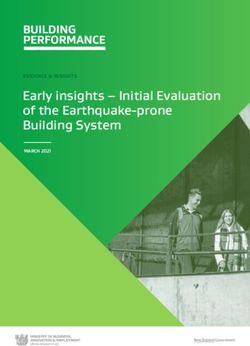 Early insights - Initial Evaluation of the Earthquake-prone Building System - EVIDENCE & INSIGHTS