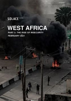 WEST AFRICA PART 3: THE RISE OF INSECURITY FEBRUARY 2021 - Solace Global