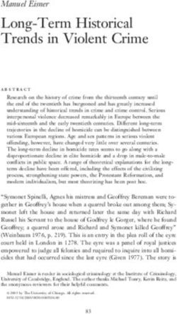 Long-Term Historical Trends in Violent Crime - Violence ...