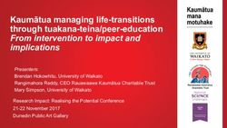 Kaumātua managing life-transitions through tuakana-teina/peer-education From intervention to impact and implications