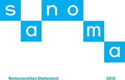 Remuneration Statement 2018