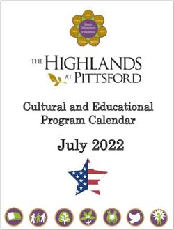 July 2022 Cultural and Educational Program Calendar - The Highlands at Pittsford
