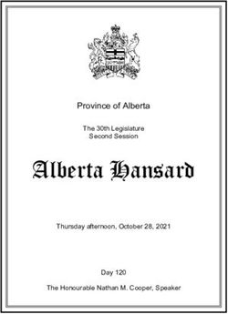 Alberta Hansard Province of Alberta - The 30th Legislature Second Session Thursday afternoon, October 28, 2021