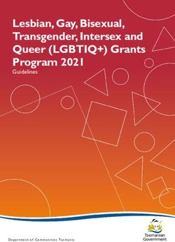 Lesbian, Gay, Bisexual, Transgender, Intersex and Queer (LGBTIQ+) Grants Program 2021 - Guidelines - Department of Communities Tasmania
