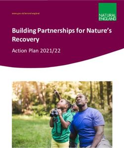 Building Partnerships for Nature's Recovery - Action Plan 2021/22 - GOV.UK