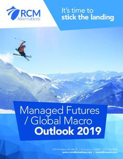 Managed Futures / Global Macro Outlook 2019 - It's time to stick the landing RCMAlterna t ves - HubSpot