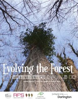 Evolving the Forest June 19-21 2019 Dartington Hall - Incorporating the 2019 Annual Conference of the Royal Forestry Society - artdotearth