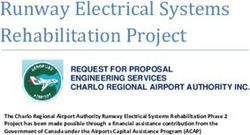 Runway Electrical Systems Rehabilitation Project - Charlo ...